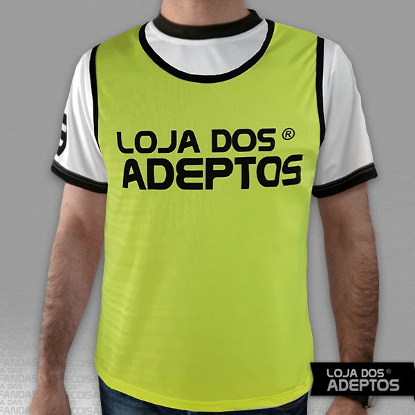 Colete Futebol Amarelo Fluor